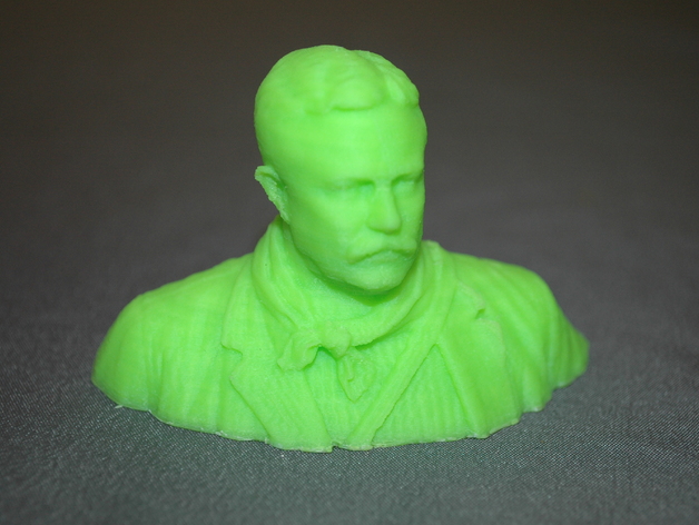 Teddy Roosevelt 3D printed bust