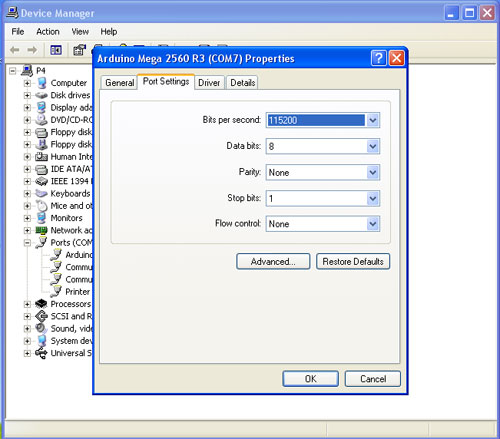 arduino COM port setting step 005