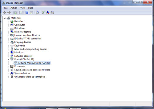 arduino COM port setting step 001 win7