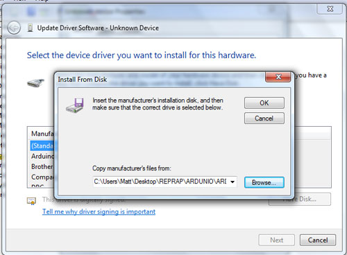 arduino driver install step 011 win7